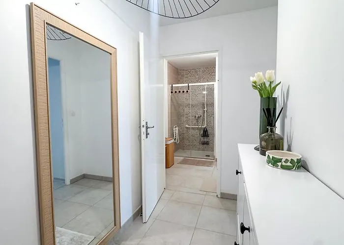 شقة Recent Avec Terrasse Airbus Aeroport كولومييه